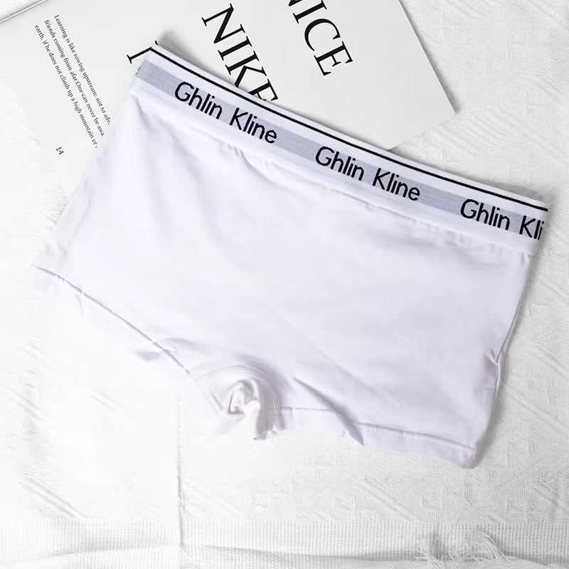 S-XL Unisex Boxer Underwear Women Couple Sports Shorts Cotton Yoga Panty for Female Underpants