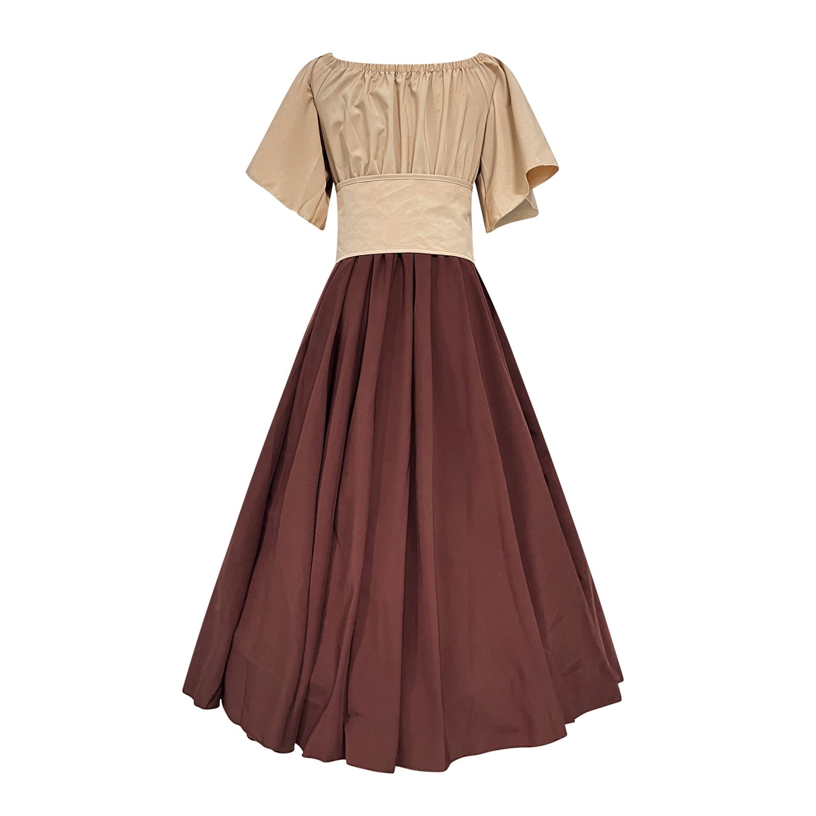 UPPADA Womens Renaissance Faire Dresses Medieval Irish Traditional plus Size Dresses Ruffle over Dress Corset Retro Cosplay Gown