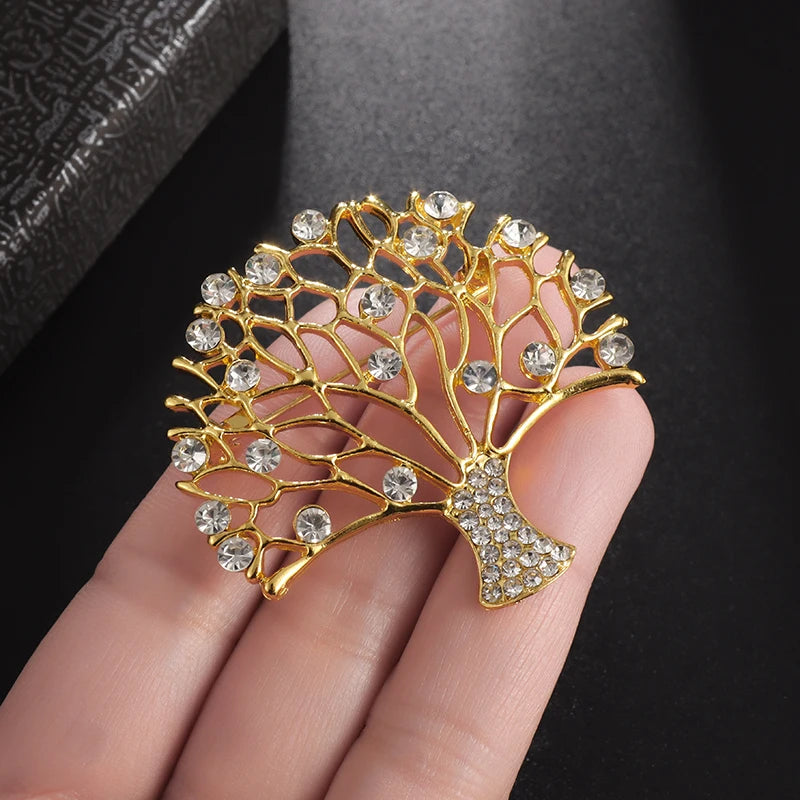 Rhinestones Peacock Brooches for Women\'S Luxury Clothing Accessories Elegant Banquet Wedding Jewelry Female Pin