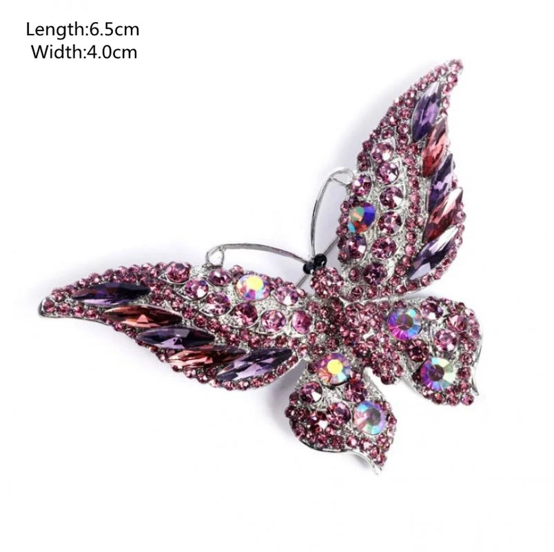 Rhinestones Peacock Brooches for Women\'S Luxury Clothing Accessories Elegant Banquet Wedding Jewelry Female Pin
